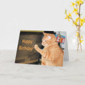 Carte anniversaires catastro·phiques non autorisés (Fleur jaune)