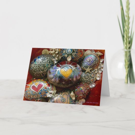 Carte Anniversaires rock ! Par Julie Ann Stricklin (Devant)