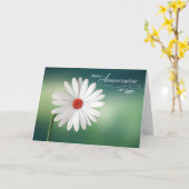 Carte Anniversario Wedding White Daisies (Fleur jaune)