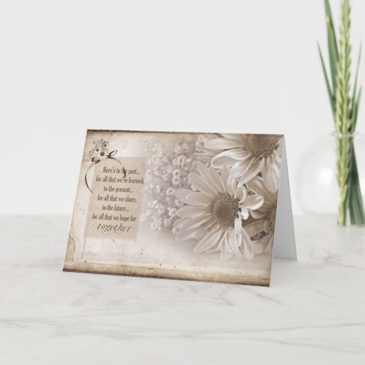 Carte Anniversary Daisy for Spouse (Devant)