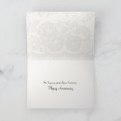 Carte Anniversary Open Vintage Book (Intérieur)