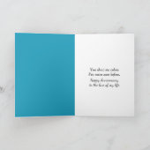 Carte Anniversary Rainbow Splashing In a Puddle (Intérieur)