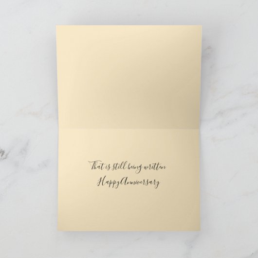 Carte Anniversary wishes (Intérieur)