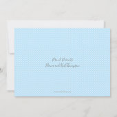 Carte Annonce Baby Boy Photo Annonces de naissance (Dos)