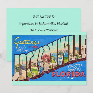 Carte Annonce de déménagement à Jacksonville FL