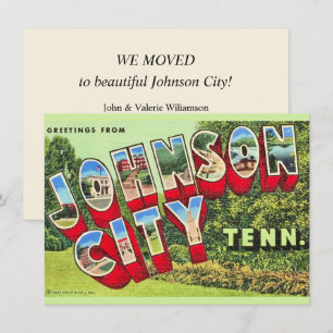 Carte Annonce de déménagement à Johnson City TN