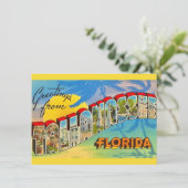 Carte Annonce de déménagement de bienvenue à Tallahassee (Debout devant)