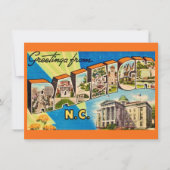 Carte Annonce de déménagement de Raleigh NC (Devant)