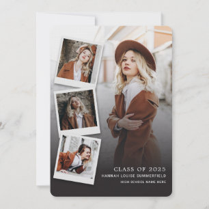 Carte Annonce de diplômés 2026 multi-photos