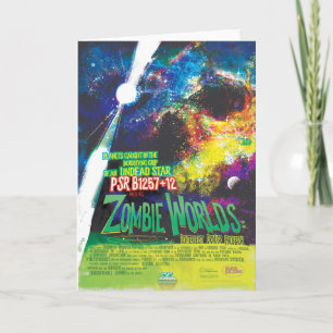 Carte Annonce De Film D'Horreur Sci-Fi, Mondes Zombie