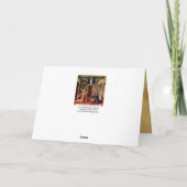 Carte ANNONCE de FRA ANGELICO Vieux Bénédiction irlandai (Dos)