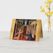 Carte ANNONCE de FRA ANGELICO Vieux Bénédiction irlandai (Fleur jaune)