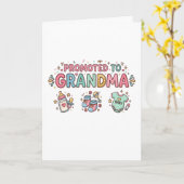 Carte Annonce de future grand-mère (Fleur jaune)