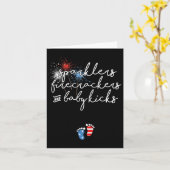 Carte Annonce de grossesse du 4 juillet (Fleur jaune)