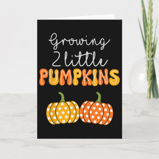 Carte Annonce de Growing Two Little Pumpkins By 