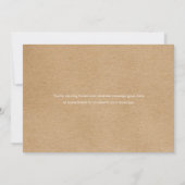 Carte Annonce de nouvelle adresse de Rustic Kraft (Dos)