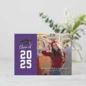 Carte Annonce de photo de remise de diplôme 2025 (Debout devant)