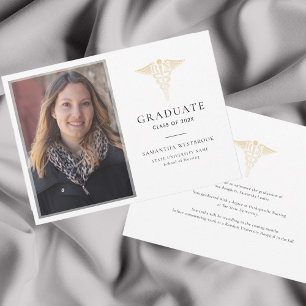 Carte Annonce de remise des diplômes 2026 Photo d'épingl