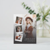 Carte Annonce de remise des diplômes multi photos promo (Debout devant)
