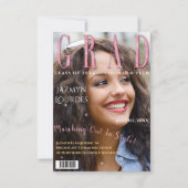 Carte Annonce d'un diplôme d'études supérieures (Devant)