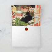 CARTE ANNONCE EN TANT QUE CHASSE MYSTIQUE D'UNICORN (Intérieur)