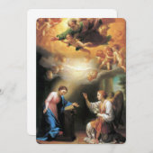 Carte Annonce par Anton Raphael Mengs (Devant / Derrière)