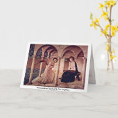 Carte Annonce peinte par ATF Angelico (Fleur jaune)