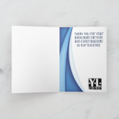 Carte Annonce personnalisée d'une vague technologique (Intérieur)