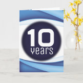 Carte Annonce personnalisée d'une vague technologique (Fleur jaune)