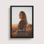 Carte Annonces de photos de l'élégante graduation de scr