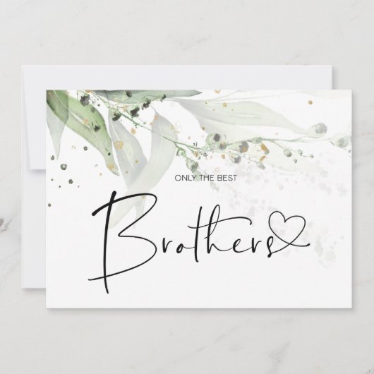 Carte Annonces de révélation de grossesse pour frère Nou (Devant)