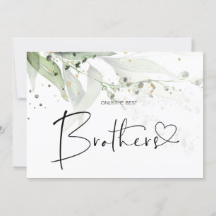 Carte Annonces de révélation de grossesse pour frère Nou