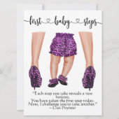 Carte Annonces des premières étapes pour bébés (Devant)