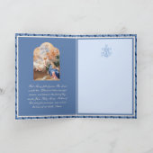 Carte Annonciation catholique Vierge Marie avec Ange (Intérieur)