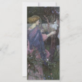 Carte Annonciation de John William Waterhouse (Devant)