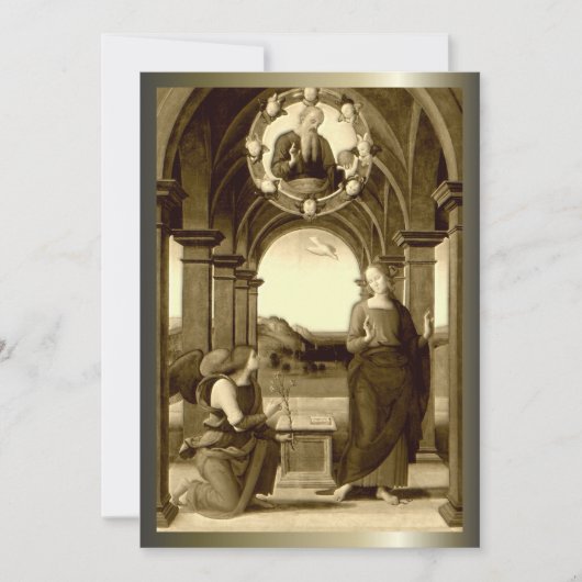 Carte Annonciation de la Sainte Vierge Marie (Devant)