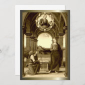 Carte Annonciation de la Sainte Vierge Marie (Devant / Derrière)