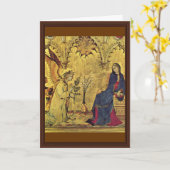 Carte Annonciation Détail Par Martini Simone (Fleur jaune)