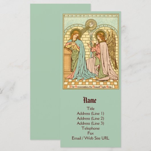 Carte Annonciation (RLS 04) (Devant / Derrière)