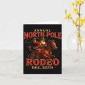 Carte Annual North Le Rodeo Dec 25th Santa Design  (Fleur jaune)