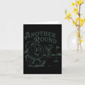 Carte Another Round Golf Golfer Golf Lover Srts Men Dad (Fleur jaune)