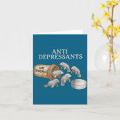Carte Anti Depressants Manatees (Fleur jaune)