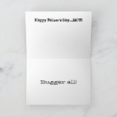 Carte Anti Father's Day Card, bad dad family dysfunction (Intérieur)