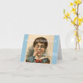 Carte Anti Father's Day Card, bad dad family dysfunction (Fleur jaune)