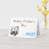 Carte anti-Fête des pères, dysfonctionnement de la (Fleur jaune)