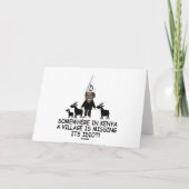 Carte Anti Obama, idiot de village (Dos)