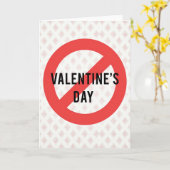 Carte anti-Saint-Valentin drôle (Fleur jaune)