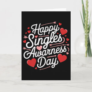 Carte Anti Saint-Valentin drôle de journée de sensibilis