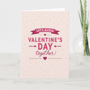 Carte anti-Saint-Valentin ensemble