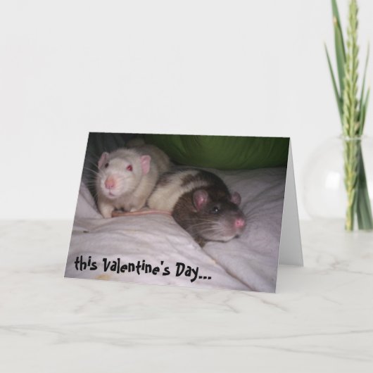 Carte anti Saint Valentin - soyons amis (Devant)